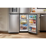 WHIRLPOOL  36-Inch Counter Depth 4 Door Refrigerator with Ice Maker in Door - Fingerprint Resistant Stainless Steel (WRQC7836RZ)