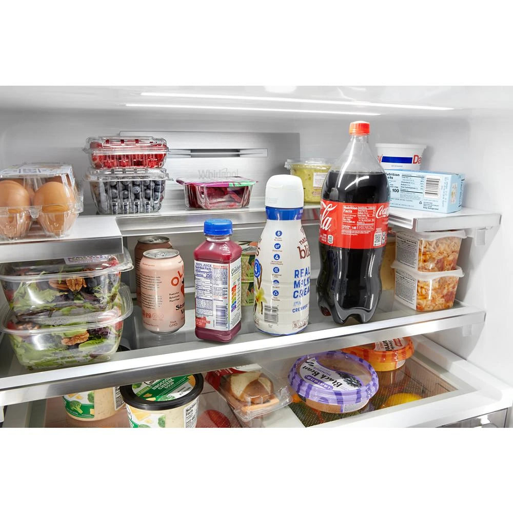 WHIRLPOOL  36-Inch Counter Depth 4 Door Refrigerator with Ice Maker in Door - Fingerprint Resistant Stainless Steel (WRQC7836RZ)