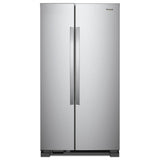 Whirlpool 33-inch Wide Side-by-Side Refrigerator - 22 cu. ft. - Monochromatic Stainless Steel (WRS312SNHM)