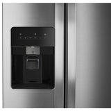 Whirlpool 36-inch Wide Side-by-Side Refrigerator - 24 cu. ft. - Monochromatic Stainless Steel (WRS315SDHM)