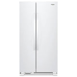 Whirlpool 36-inch Wide Side-by-Side Refrigerator - 25 cu. ft. - White (WRS315SNHW)