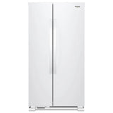 Whirlpool  36-inch Wide Side-by-Side Refrigerator - 25 cu. ft. - White (WRS315SNHW)