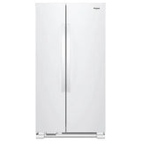 WHIRLPOOL  36-inch Wide Side-by-Side Refrigerator - 25 cu. ft. - White (WRS315SNHW)