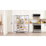WHIRLPOOL  33-inch Wide Side-by-Side Refrigerator - 21 cu. ft. - Fingerprint-Resistant Stainless Finish (WRS321SDHZ)
