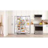 Whirlpool  33-inch Wide Side-by-Side Refrigerator - 21 cu. ft. - Fingerprint-Resistant Stainless Finish (WRS321SDHZ)