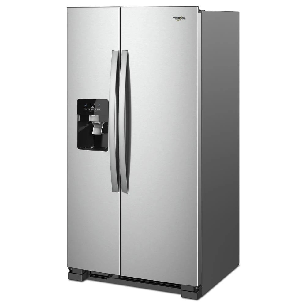 WHIRLPOOL  33-inch Wide Side-by-Side Refrigerator - 21 cu. ft. - Fingerprint-Resistant Stainless Finish (WRS321SDHZ)