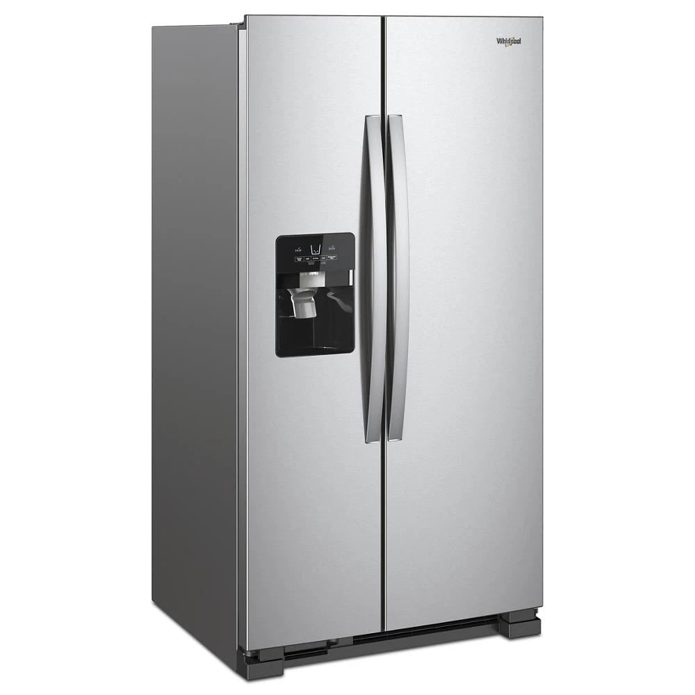 Whirlpool  33-inch Wide Side-by-Side Refrigerator - 21 cu. ft. - Fingerprint-Resistant Stainless Finish (WRS321SDHZ)