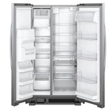 Whirlpool  33-inch Wide Side-by-Side Refrigerator - 21 cu. ft. - Fingerprint-Resistant Stainless Finish (WRS321SDHZ)