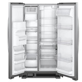 WHIRLPOOL  33-inch Wide Side-by-Side Refrigerator - 21 cu. ft. - Fingerprint-Resistant Stainless Finish (WRS321SDHZ)