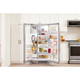 Whirlpool 33-inch Wide Side-by-Side Refrigerator - 21 cu. ft. - Fingerprint-Resistant Stainless Finish (WRS321SDHZ)