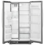 Whirlpool 33-inch Wide Side-by-Side Refrigerator - 21 cu. ft. - Monochromatic Stainless Steel (WRS331SDHM)