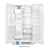 WHIRLPOOL  33-inch Wide Side-by-Side Refrigerator - 21 cu. ft. - White (WRS331SDHW)
