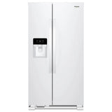 Whirlpool  33-inch Wide Side-by-Side Refrigerator - 21 cu. ft. - White (WRS331SDHW)