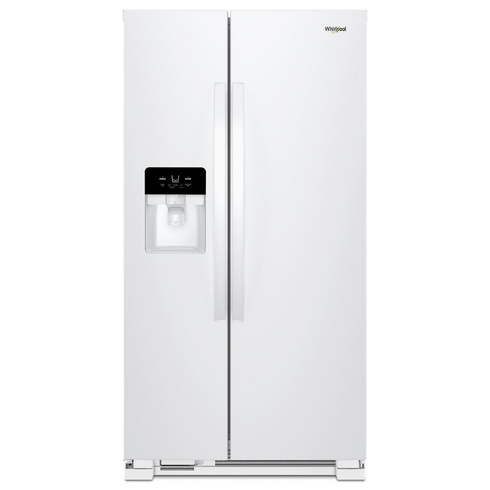Whirlpool 33-inch Wide Side-by-Side Refrigerator - 21 cu. ft. - White (WRS331SDHW)