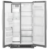 WHIRLPOOL  36-inch Wide Side-by-Side Refrigerator - 25 cu. ft. - Fingerprint-Resistant Stainless Finish (WRS335SDHM)