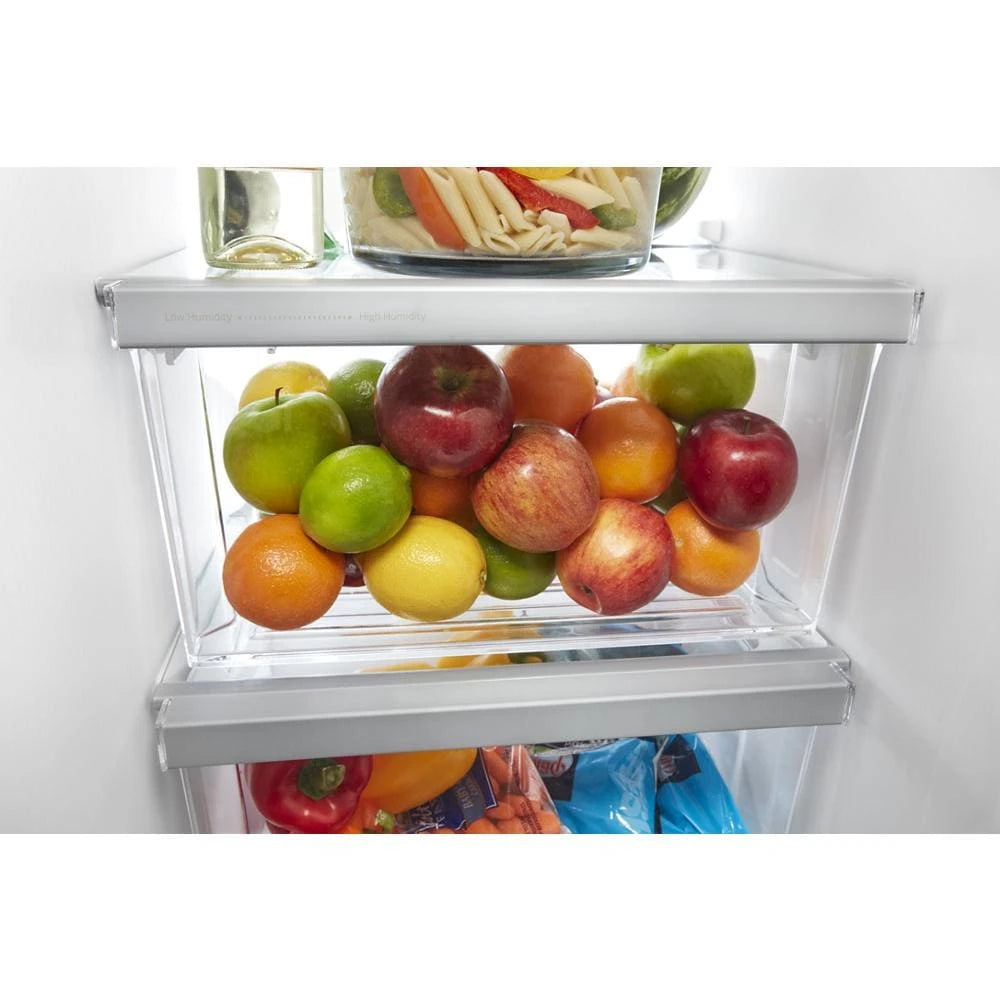 WHIRLPOOL  36-inch Wide Side-by-Side Refrigerator - 25 cu. ft. - Fingerprint-Resistant Stainless Finish (WRS335SDHM)