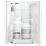 WHIRLPOOL 36-inch Wide Counter Depth Side-by-Side Refrigerator - 21 cu. ft. - White (WRS571CIHW)