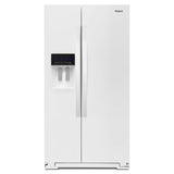 WHIRLPOOL 36-inch Wide Counter Depth Side-by-Side Refrigerator - 21 cu. ft. - White (WRS571CIHW)