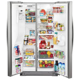 Whirlpool 36-inch Wide Counter Depth Side-by-Side Refrigerator - 21 cu. ft. - Fingerprint Resistant Stainless Steel (WRS571CIHZ)