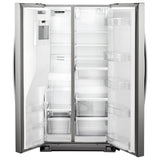 Whirlpool 36-inch Wide Counter Depth Side-by-Side Refrigerator - 21 cu. ft. - Fingerprint Resistant Stainless Steel (WRS571CIHZ)