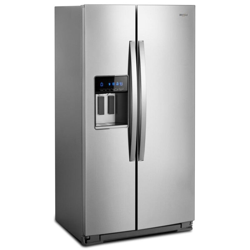 Whirlpool 36-inch Wide Counter Depth Side-by-Side Refrigerator - 21 cu. ft. - Fingerprint Resistant Stainless Steel (WRS571CIHZ)