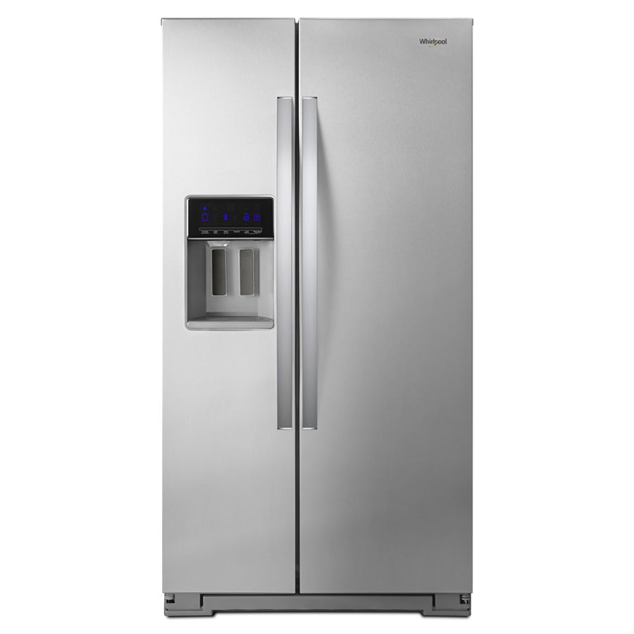 Whirlpool 36-inch Wide Counter Depth Side-by-Side Refrigerator - 21 cu. ft. - Fingerprint Resistant Stainless Steel (WRS571CIHZ)