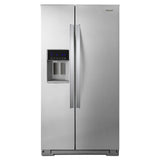 Whirlpool 36-inch Wide Counter Depth Side-by-Side Refrigerator - 21 cu. ft. - Fingerprint Resistant Stainless Steel (WRS571CIHZ)
