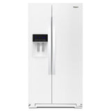 WHIRLPOOL 36-inch Wide Side-by-Side Refrigerator - 28 cu. ft. - White (WRS588FIHW)