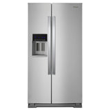 Whirlpool 36-inch Wide Side-by-Side Refrigerator - 28 cu. ft. - Fingerprint Resistant Stainless Steel (WRS588FIHZ)
