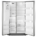 WHIRLPOOL 36-inch Wide Side-by-Side Refrigerator - 28 cu. ft. - Fingerprint Resistant Stainless Steel (WRS588FIHZ)