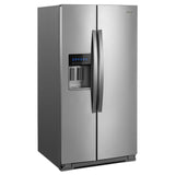WHIRLPOOL 36-inch Wide Side-by-Side Refrigerator - 28 cu. ft. - Fingerprint Resistant Stainless Steel (WRS588FIHZ)