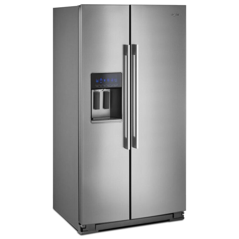 WHIRLPOOL 36-inch Wide Contemporary Handle Counter Depth Side-by-Side Refrigerator - 21 cu. ft. - Fingerprint Resistant Stainless Steel (WRSA71CIHZ)