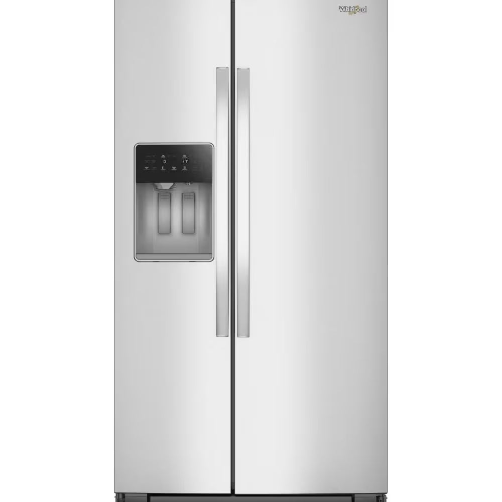 Whirlpool  36-inch Counter Depth Side-by-Side Refrigerator with TruCool™ System - Fingerprint-Resistant Stainless Finish (WRSC5536RZ)