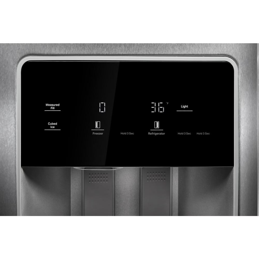 Whirlpool  36-inch Counter Depth Side-by-Side Refrigerator with TruCool™ System - Fingerprint-Resistant Stainless Finish (WRSC5536RZ)