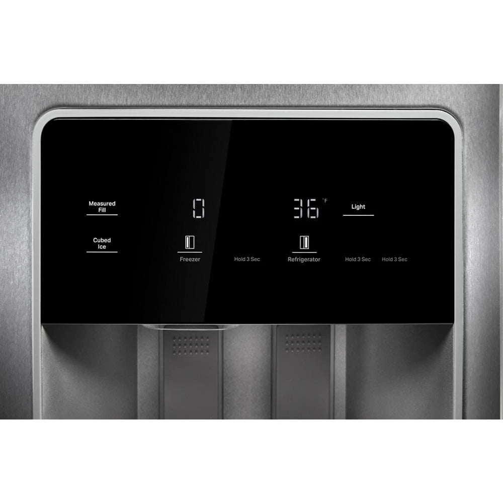WHIRLPOOL  36-inch Counter Depth Side-by-Side Refrigerator with TruCool™ System - Fingerprint-Resistant Stainless Finish (WRSC5536RZ)