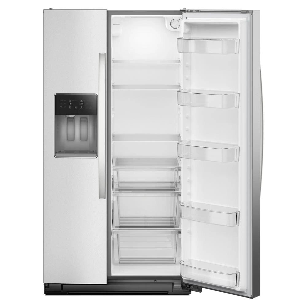 WHIRLPOOL  36-inch Counter Depth Side-by-Side Refrigerator with TruCool™ System - Fingerprint-Resistant Stainless Finish (WRSC5536RZ)