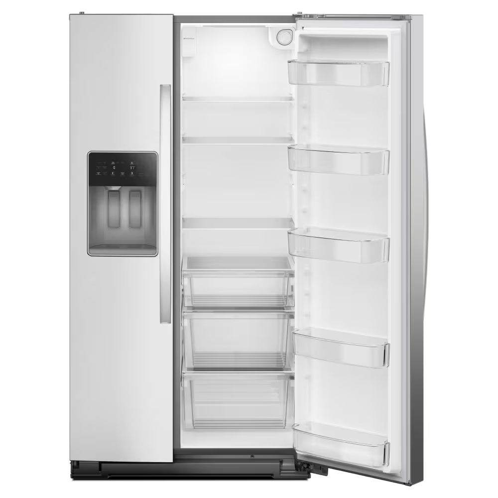 Whirlpool  36-inch Counter Depth Side-by-Side Refrigerator with TruCool™ System - Fingerprint-Resistant Stainless Finish (WRSC5536RZ)