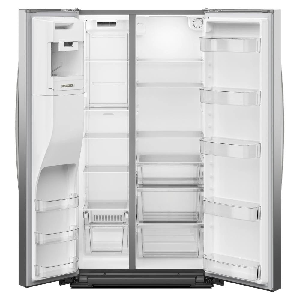 WHIRLPOOL  36-inch Counter Depth Side-by-Side Refrigerator with TruCool™ System - Fingerprint-Resistant Stainless Finish (WRSC5536RZ)