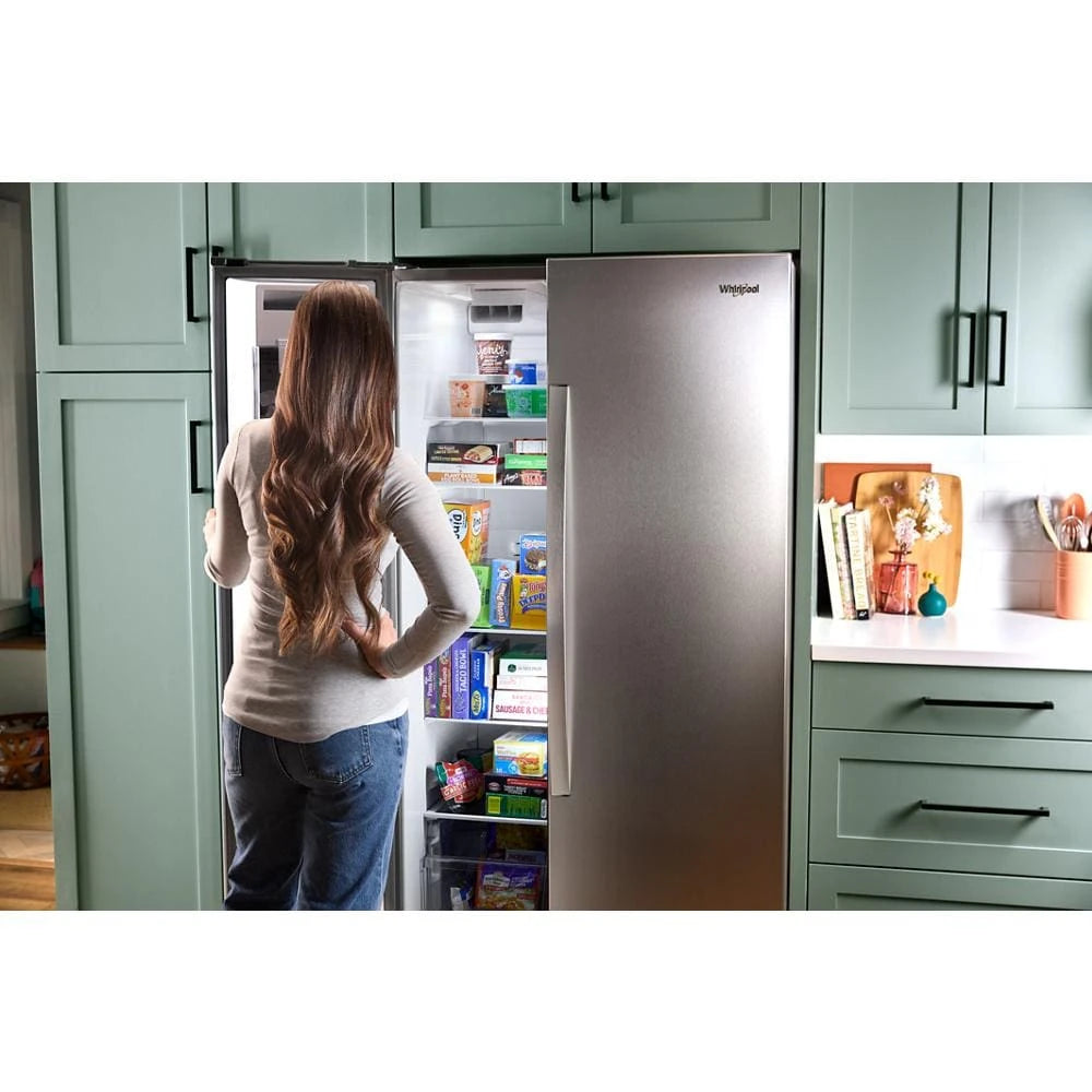 WHIRLPOOL  36-inch Counter Depth Side-by-Side Refrigerator with TruCool™ System - Fingerprint-Resistant Stainless Finish (WRSC5536RZ)