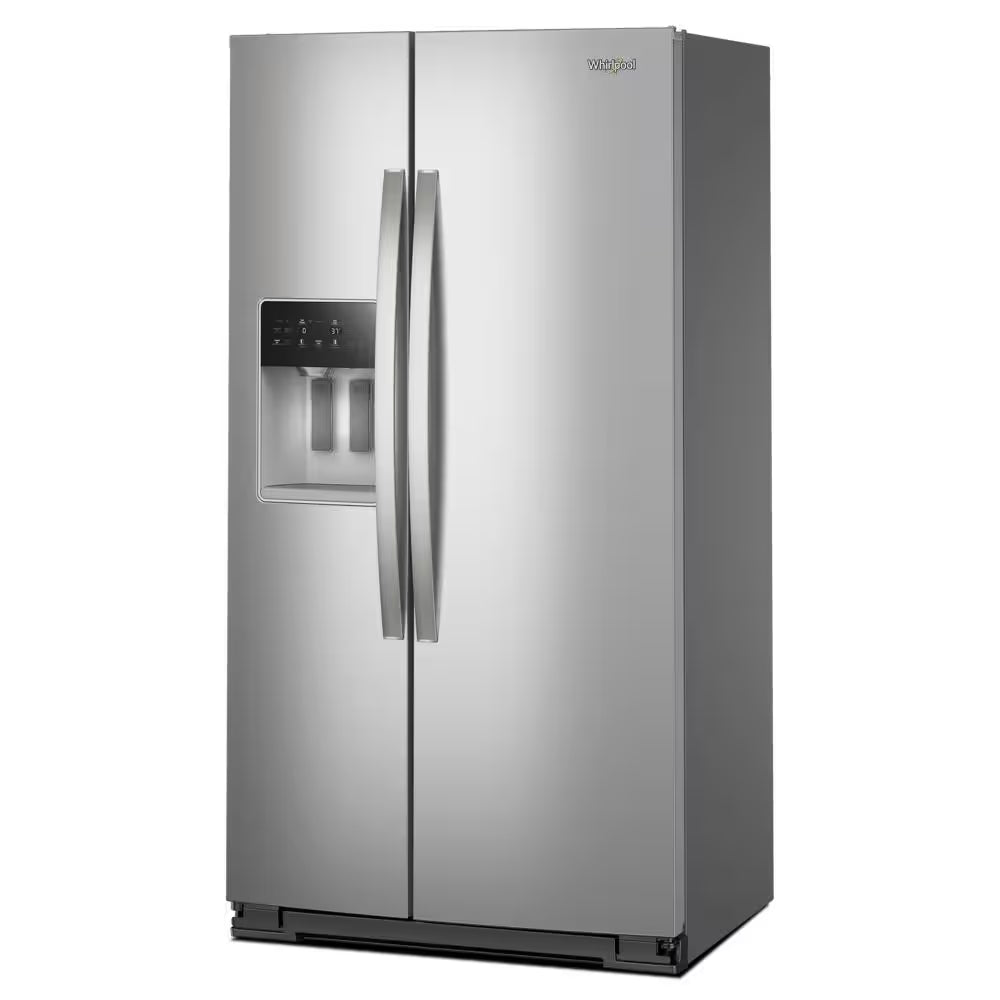 Whirlpool  36-inch Counter Depth Side-by-Side Refrigerator with TruCool™ System - Fingerprint-Resistant Stainless Finish (WRSC5536RZ)