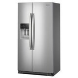 Whirlpool  36-inch Counter Depth Side-by-Side Refrigerator with TruCool™ System - Fingerprint-Resistant Stainless Finish (WRSC5536RZ)