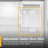 Whirlpool  36-inch Counter Depth Side-by-Side Refrigerator with TruCool™ System - Fingerprint-Resistant Stainless Finish (WRSC5536RZ)