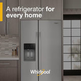 Whirlpool  36-inch Counter Depth Side-by-Side Refrigerator with TruCool™ System - Fingerprint-Resistant Stainless Finish (WRSC5536RZ)