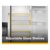 Whirlpool  36-inch Counter Depth Side-by-Side Refrigerator with TruCool™ System - Fingerprint-Resistant Stainless Finish (WRSC5536RZ)