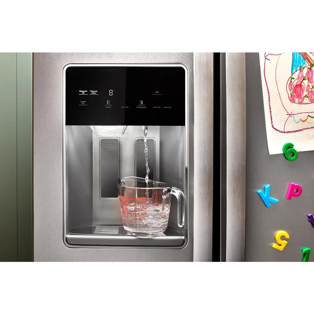 WHIRLPOOL  36-inch Counter Depth Side-by-Side Refrigerator with TruCool™ System - Fingerprint-Resistant Stainless Finish (WRSC5536RZ)