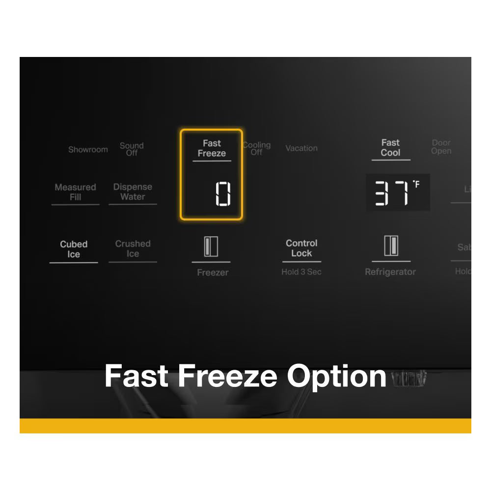 Whirlpool  36-inch Counter Depth Side-by-Side Refrigerator with TruCool™ System - Fingerprint-Resistant Stainless Finish (WRSC5536RZ)