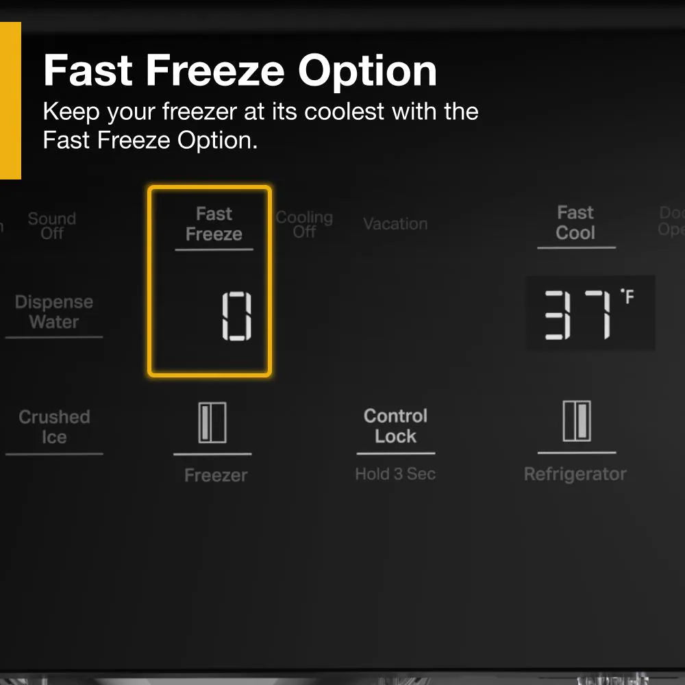 Whirlpool  36-inch Counter Depth Side-by-Side Refrigerator with TruCool™ System - Fingerprint-Resistant Stainless Finish (WRSC5536RZ)