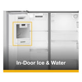 Whirlpool  36-inch Standard Depth Side-by-Side Refrigerator with TruCool™ System - Fingerprint-Resistant Stainless Finish (WRSF5536RZ)