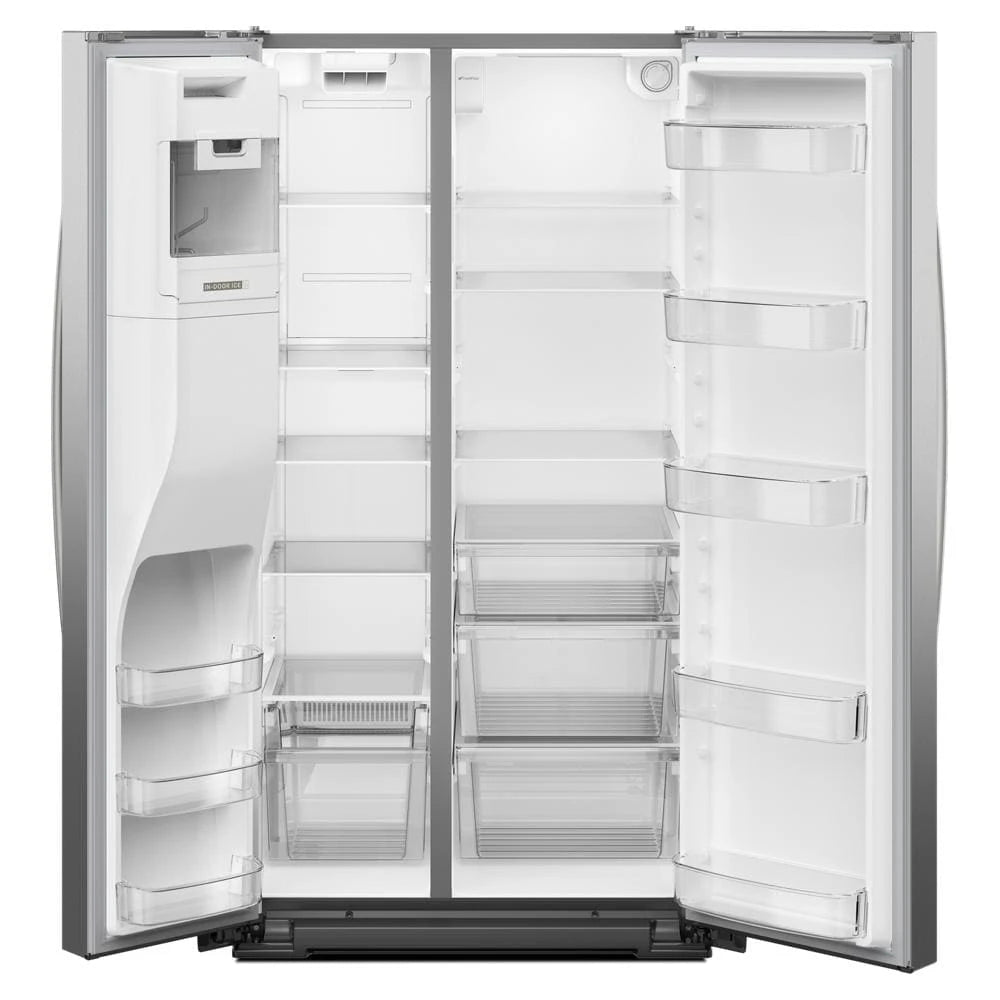 WHIRLPOOL  36-inch Standard Depth Side-by-Side Refrigerator with TruCool™ System - Fingerprint-Resistant Stainless Finish (WRSF5536RZ)