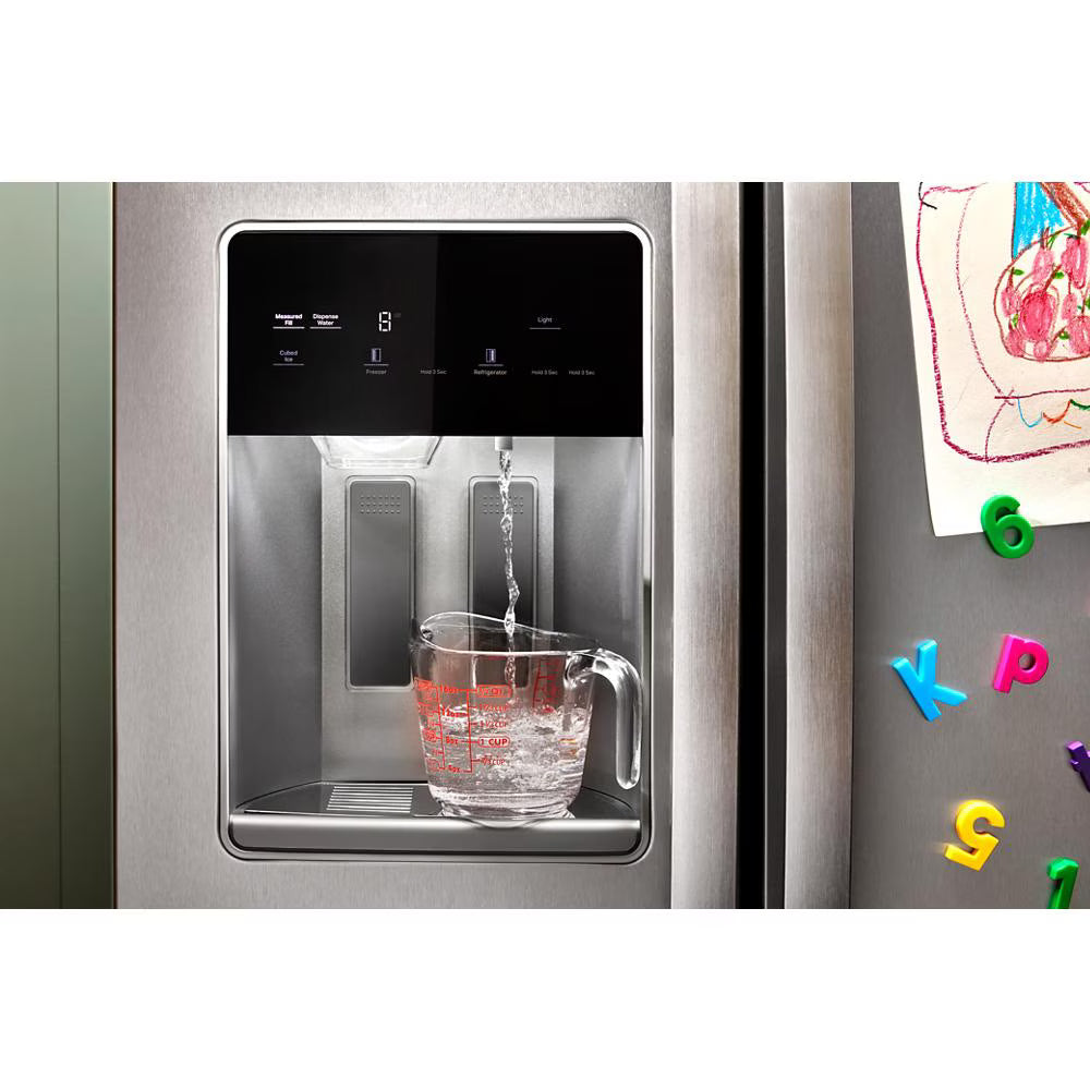 Whirlpool  36-inch Standard Depth Side-by-Side Refrigerator with TruCool™ System - Fingerprint-Resistant Stainless Finish (WRSF5536RZ)